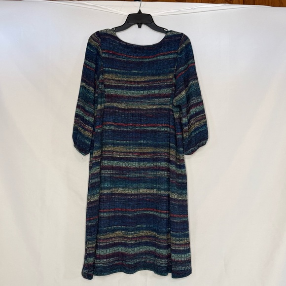 Danillo Boutique Blue Stripe Pattern Dress Women’s Plus Size 20W | EUC - Picture 2 of 3